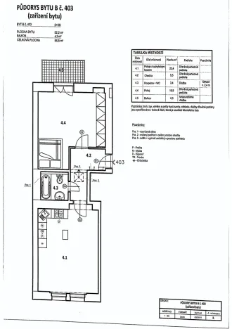 Pronájem bytu 2+kk, Praha - Nusle, náměstí Bratří Synků, 52 m2