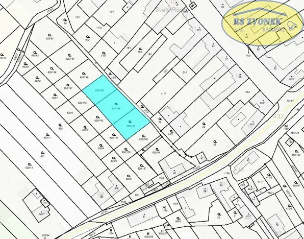 Pronájem zahrady, Zdounky, 412 m2