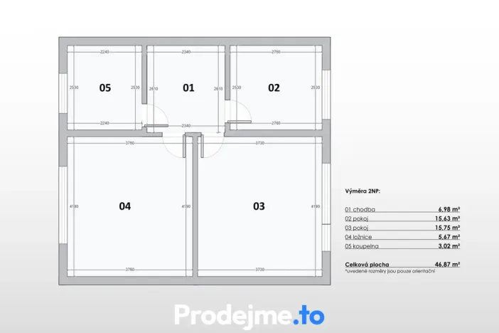 Prodej rodinného domu, Hevlín, 108 m2