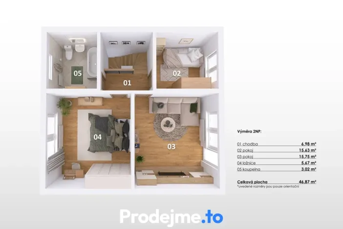 Prodej rodinného domu, Hevlín, 108 m2