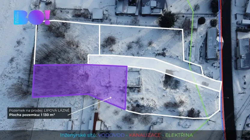 Prodej pozemku pro bydlení, Lipová-lázně, 1130 m2