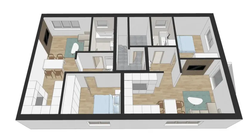 Prodej bytu 2+kk, Pravlov, 51 m2