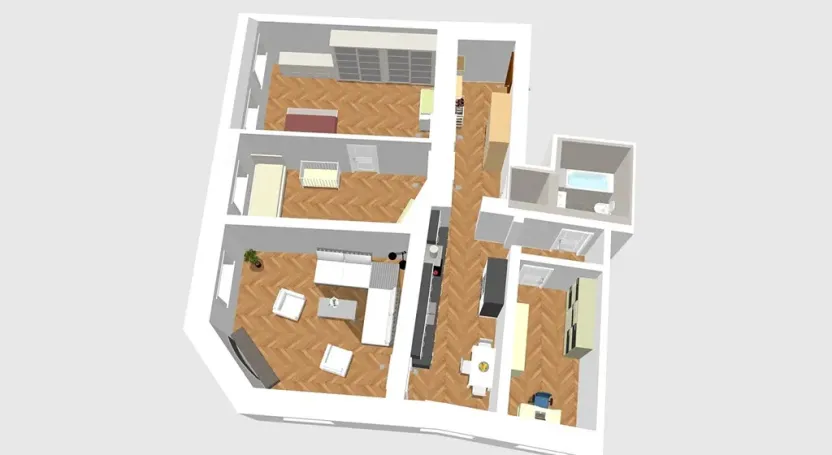 Prodej bytu 4+1, Brno, Husovická, 106 m2