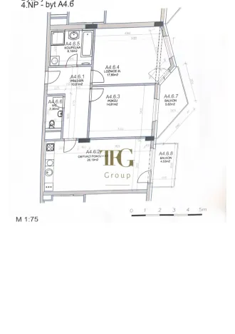 Pronájem bytu 3+kk, Pardubice, Rokycanova, 70 m2