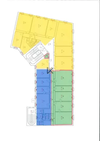 Pronájem kanceláře, Praha, Washingtonova, 155 m2