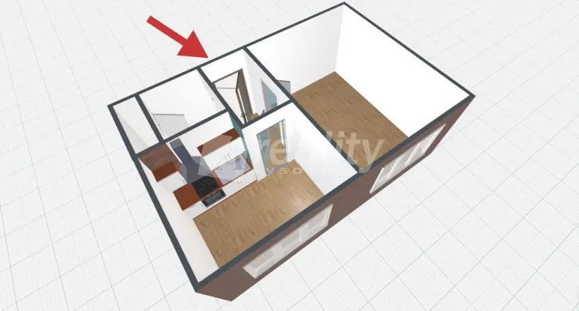 Prodej bytu 1+1, Jihlava, Královský vršek, 34 m2