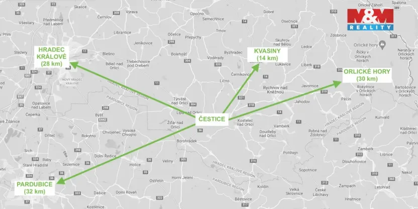 Pronájem skladu, Čestice, 888 m2