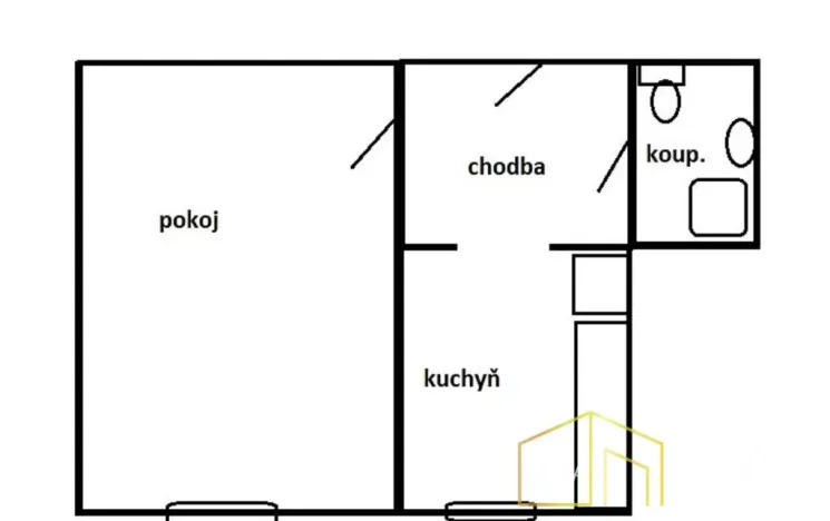 Prodej bytu 1+1, Novosedlice, Drahénská, 28 m2