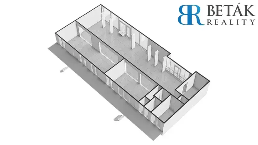 Pronájem obchodního prostoru, Přerov, Žerotínovo nám., 373 m2
