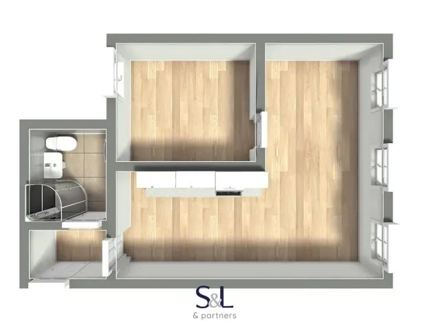 Pronájem bytu 2+kk, Nový Bor, Dělnická, 48 m2