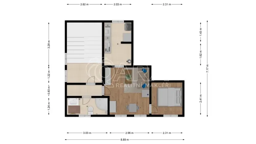 Pronájem bytu 2+kk, Mladá Boleslav - Mladá Boleslav I, Vodkova, 55 m2