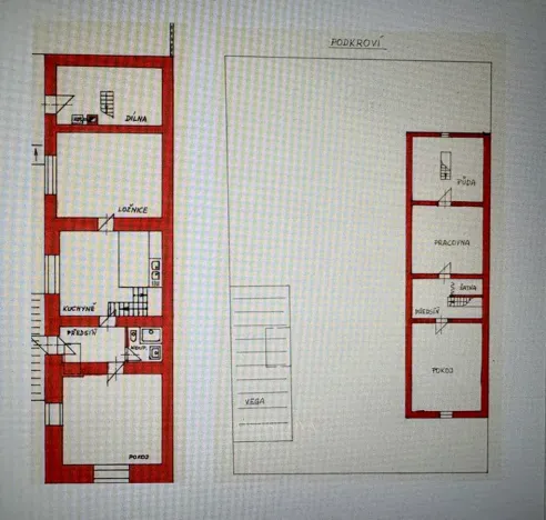 Pronájem rodinného domu, Drnek, 64 m2