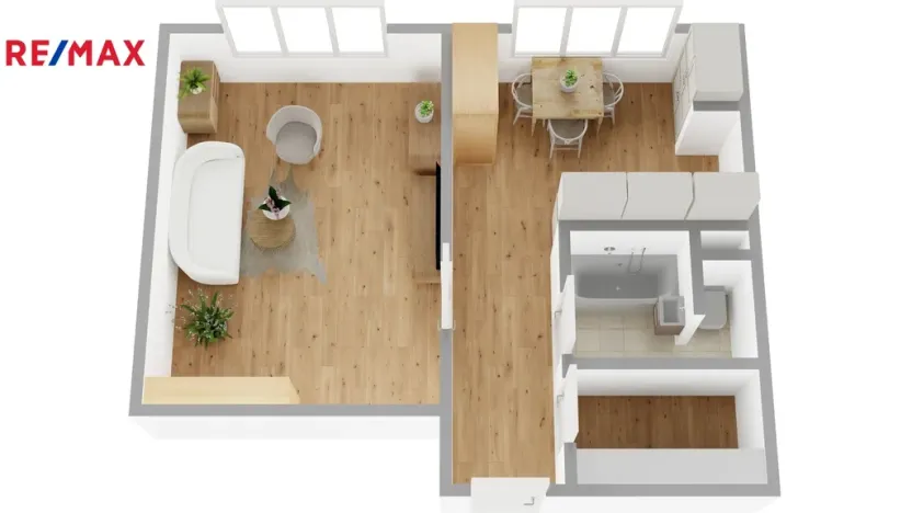 Pronájem bytu 1+1, Hradec Králové - Třebeš, Milady Horákové, 36 m2