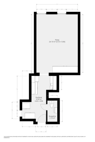 Pronájem bytu 1+1, Brno, Antonínská, 38 m2