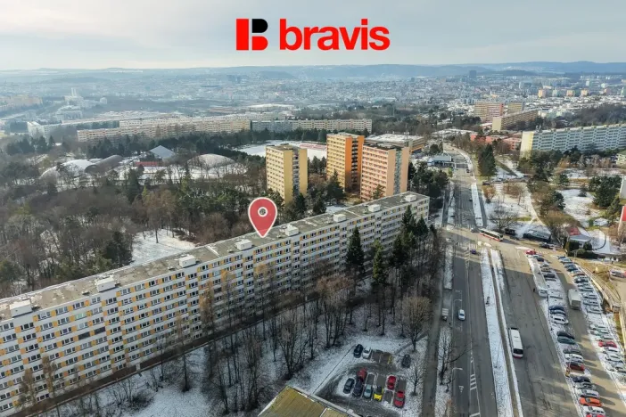 Prodej bytu 2+1, Brno - Lesná, Haškova, 58 m2