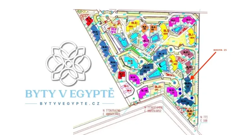 Prodej bytu 3+kk, sahl hasheesh,Egypt, 98 m2