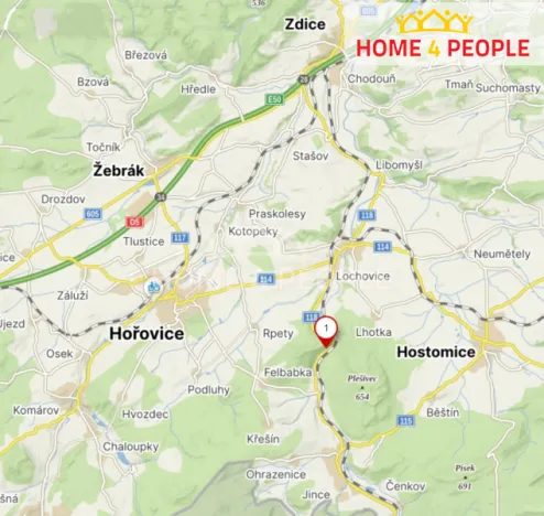 Pronájem bytu 3+kk, Lochovice - Obora, 89 m2