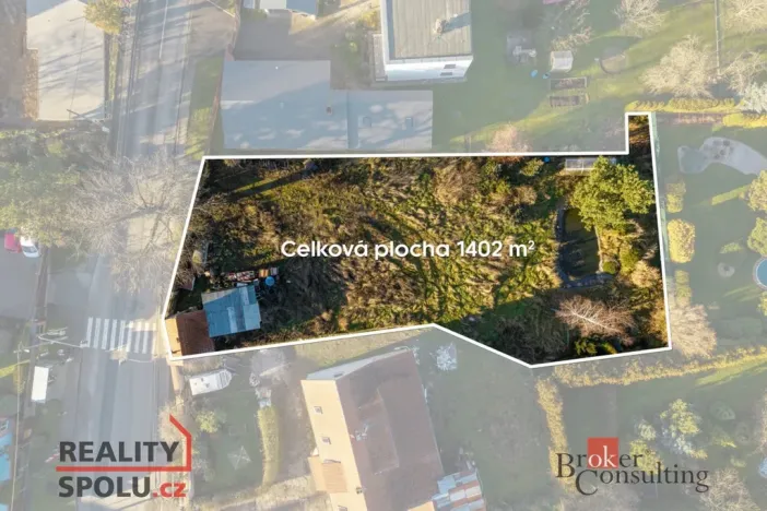 Prodej pozemku pro bydlení, Psáry - Dolní Jirčany, Pražská, 1402 m2