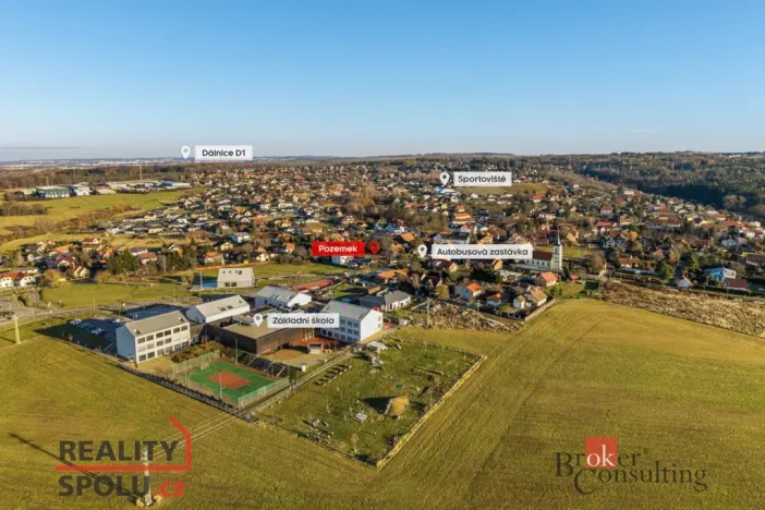 Prodej pozemku pro bydlení, Psáry - Dolní Jirčany, Pražská, 1402 m2