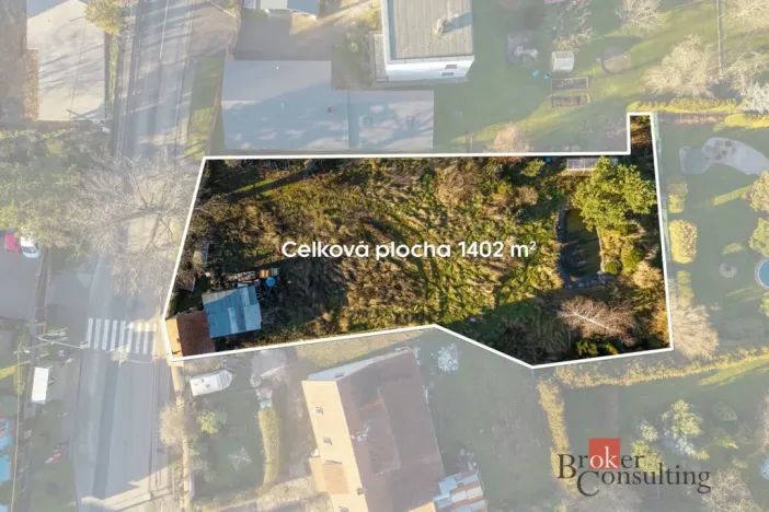Prodej pozemku pro bydlení, Psáry - Dolní Jirčany, Pražská, 1402 m2
