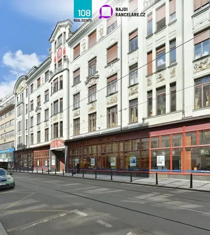 Pronájem kanceláře, Praha - Nové Město, Spálená, 1951 m2