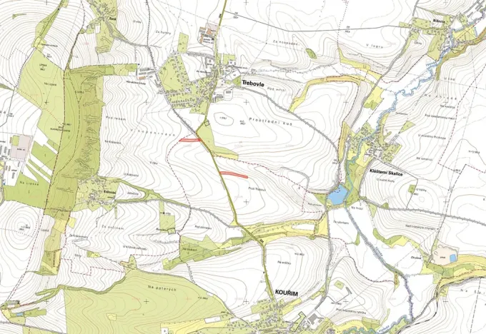 Prodej pole, Kouřim, 8936 m2