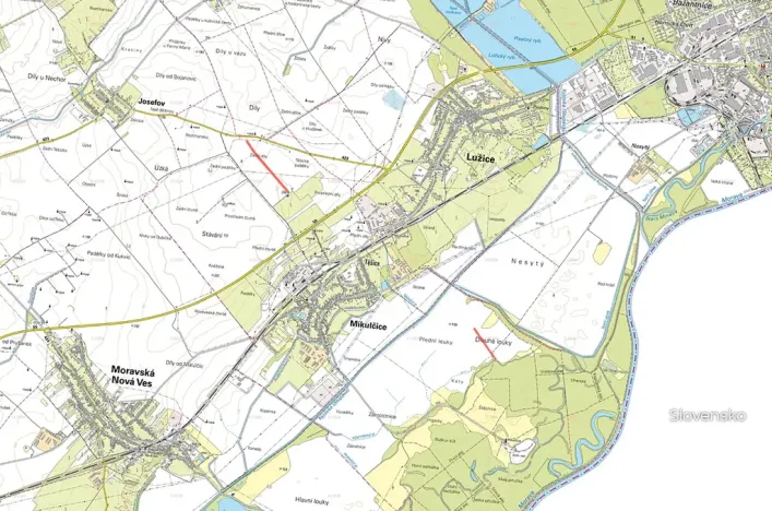 Prodej podílu pole, Mikulčice, 8312 m2