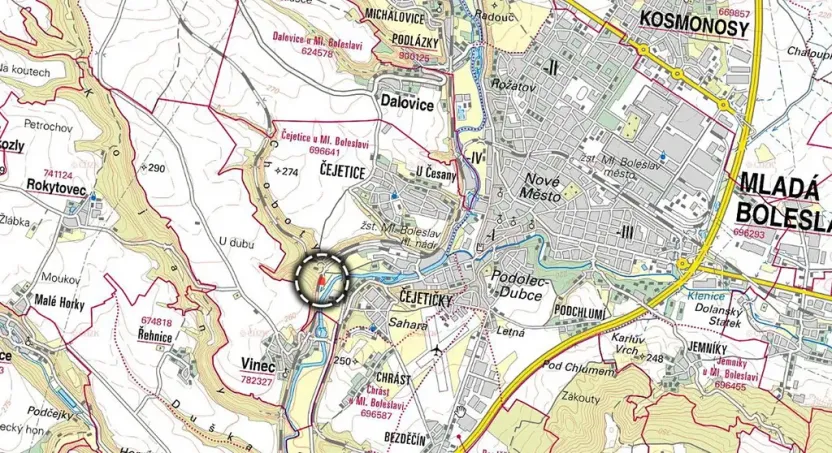 Prodej louky, Mladá Boleslav, 2152 m2