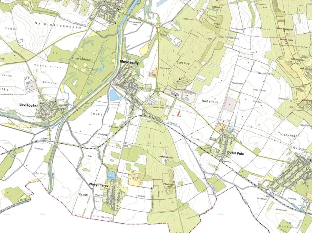 Prodej pole, Novosedly, 3161 m2