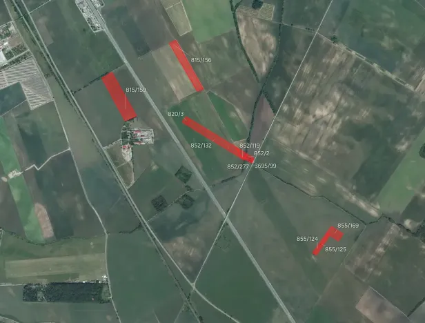 Prodej podílu pole, Břeclav, 62435 m2