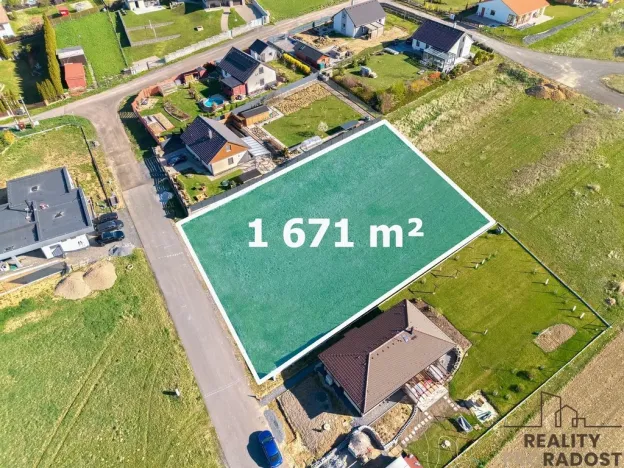 Prodej pozemku pro bydlení, Jistebník, 1671 m2