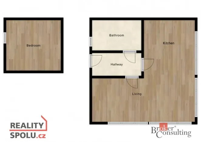 Pronájem bytu 1+kk, Světice, K Dálnici, 42 m2