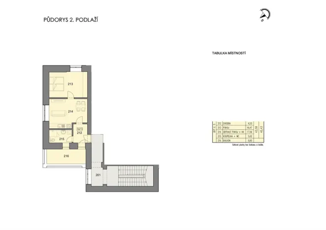 Prodej bytu 2+kk, Havlíčkův Brod, Rozkošská, 43 m2