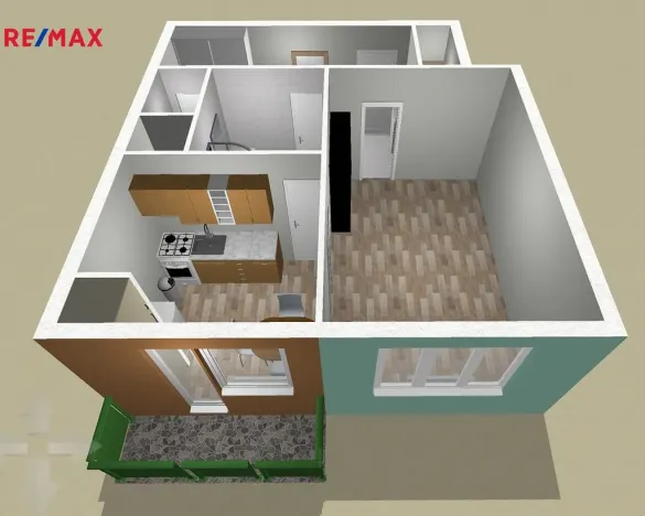 Pronájem bytu 1+1, Ostrava - Mariánské Hory, Gen. Hrušky, 39 m2