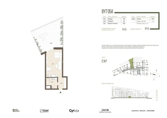 Prodej bytu 1+kk, Železná Ruda, 39 m2