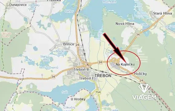 Prodej podílu pozemku pro bydlení, Třeboň, 781 m2