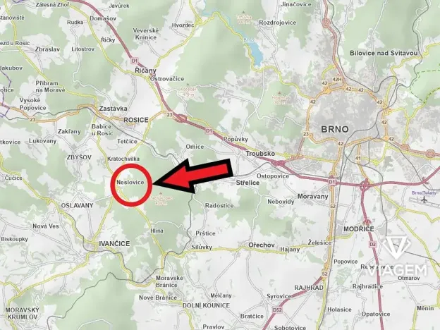 Prodej zahrady, Neslovice, 129 m2