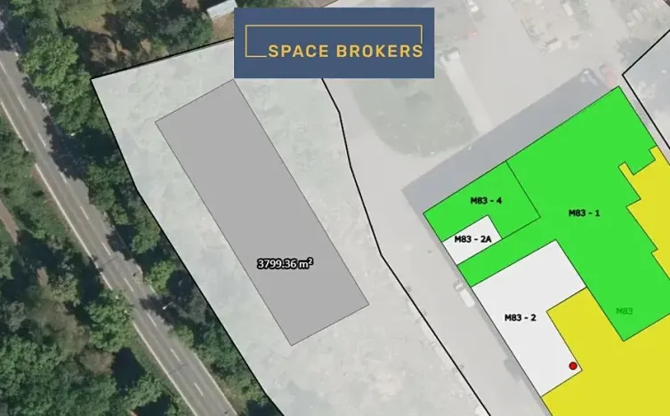 Pronájem komerčního pozemku, Pardubice, 3098 m2