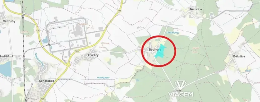 Prodej podílu lesa, Býchory, 11195 m2