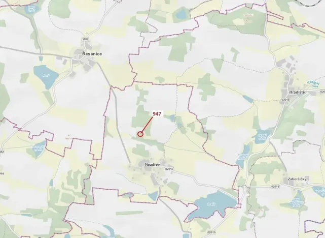 Dražba lesa, Nezdřev, 126 m2