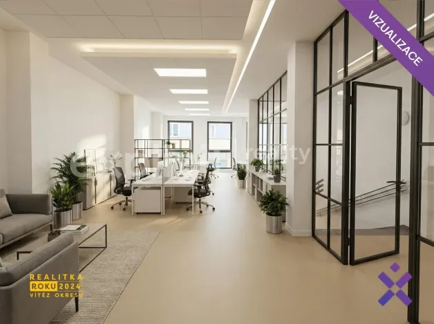 Pronájem kanceláře, Zlín, Rašínova, 108 m2