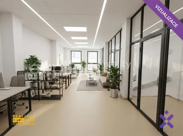 Pronájem kanceláře, Zlín, Rašínova, 108 m2