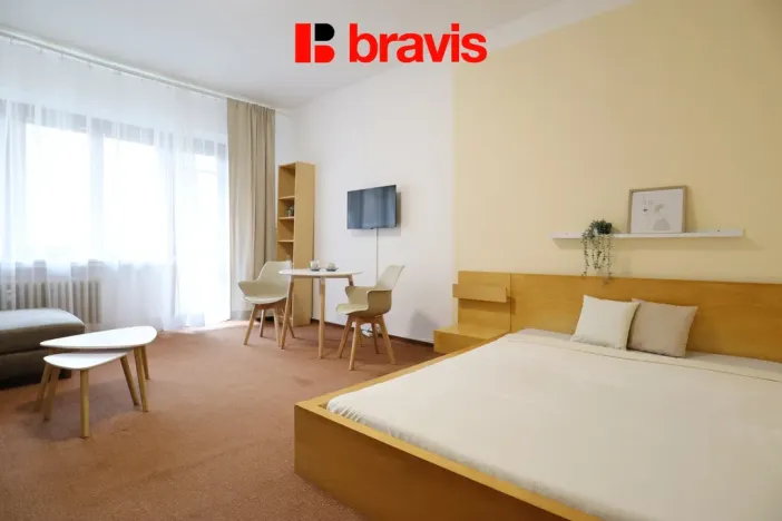 Pronájem bytu 1+1, Brno - Veveří, Bayerova, 30 m2