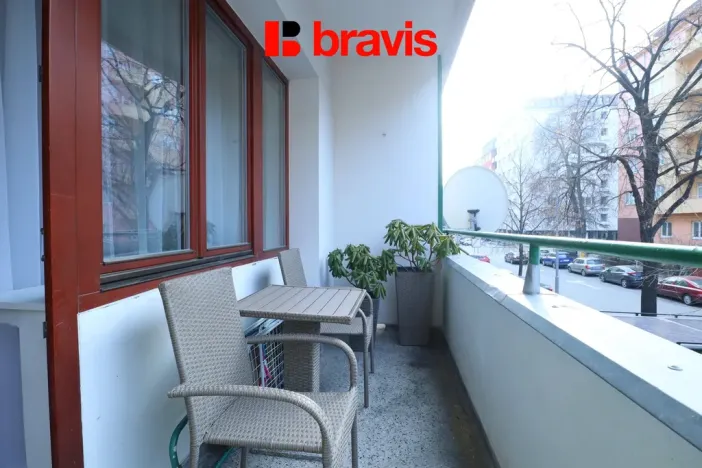 Pronájem bytu 1+1, Brno - Veveří, Bayerova, 30 m2