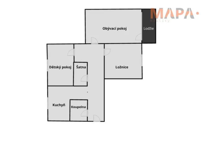 Prodej bytu 3+1, Jirkov, Na Borku, 72 m2