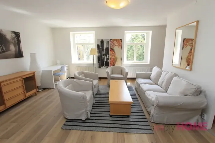 Pronájem bytu 3+kk, Praha - Vinohrady, Slezská, 74 m2