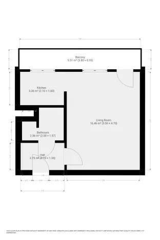 Pronájem bytu 1+kk, Praha - Michle, Mezipolí, 29 m2
