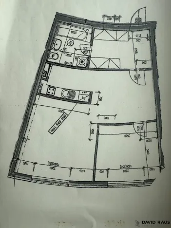 Pronájem bytu 2+kk, Brno - Židenice, Bubeníčkova, 64 m2