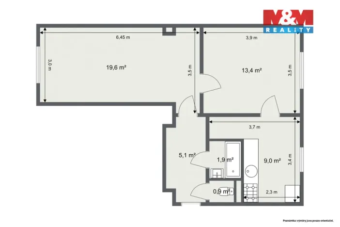 Prodej bytu 2+1, Karlovy Vary - Rybáře, Sokolovská, 58 m2