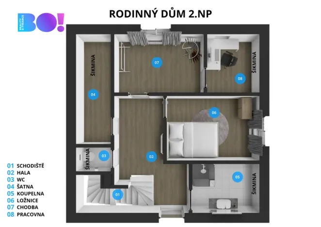Prodej rodinného domu, Písečná, 200 m2